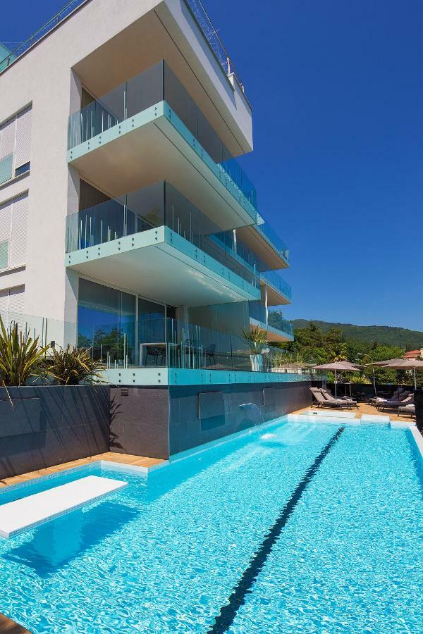 Opatija Deluxe Apartment With Swimming Pool Exterior foto